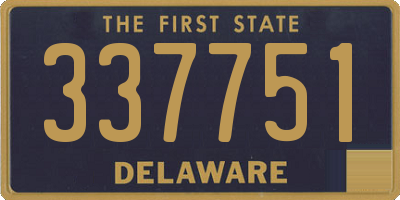 DE license plate 337751