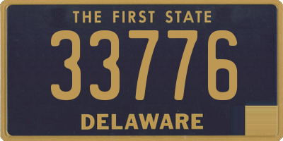 DE license plate 33776