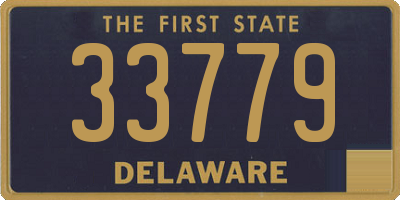 DE license plate 33779