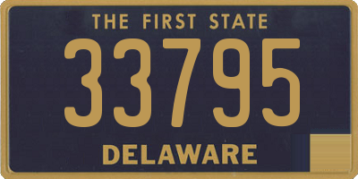 DE license plate 33795