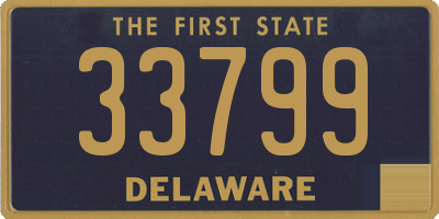 DE license plate 33799