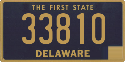 DE license plate 33810