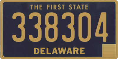 DE license plate 338304