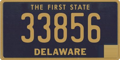 DE license plate 33856