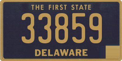DE license plate 33859