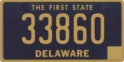DE license plate 33860