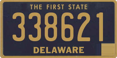 DE license plate 338621