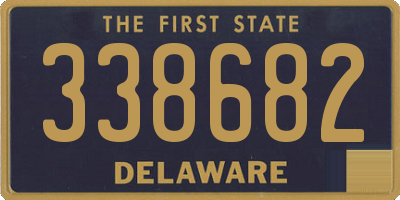 DE license plate 338682