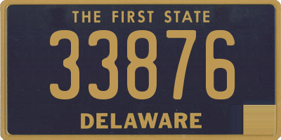 DE license plate 33876