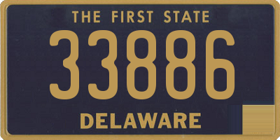 DE license plate 33886