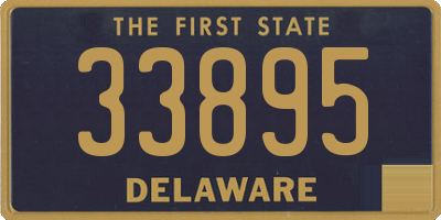 DE license plate 33895
