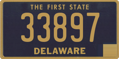 DE license plate 33897