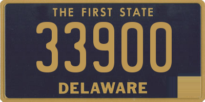 DE license plate 33900