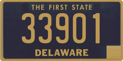 DE license plate 33901