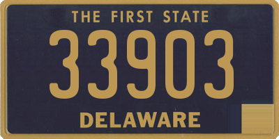 DE license plate 33903