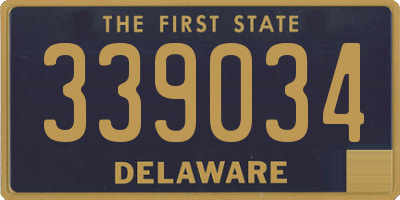 DE license plate 339034