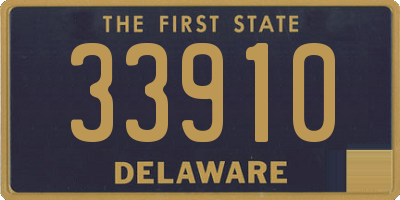 DE license plate 33910