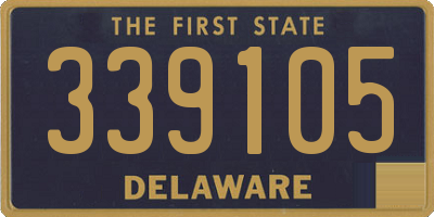 DE license plate 339105