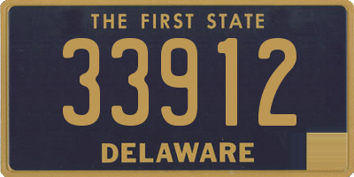 DE license plate 33912
