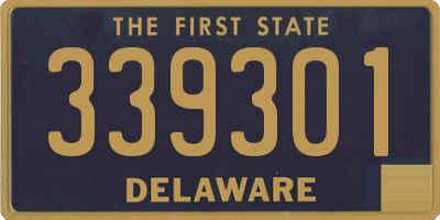 DE license plate 339301