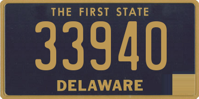 DE license plate 33940