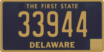 DE license plate 33944