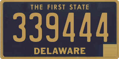 DE license plate 339444