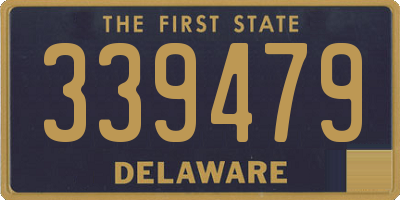 DE license plate 339479