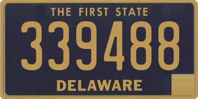 DE license plate 339488