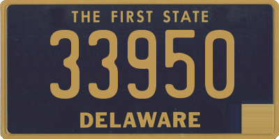 DE license plate 33950