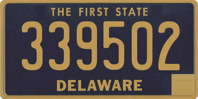 DE license plate 339502