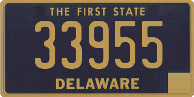 DE license plate 33955