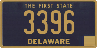 DE license plate 3396