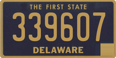 DE license plate 339607