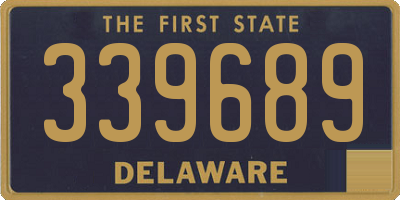 DE license plate 339689