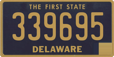 DE license plate 339695