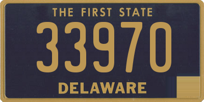 DE license plate 33970