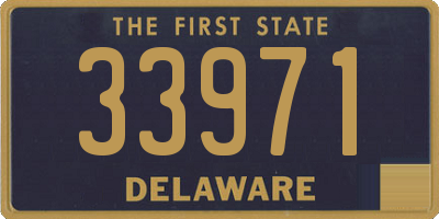 DE license plate 33971