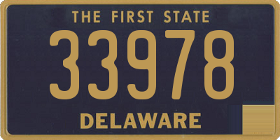 DE license plate 33978