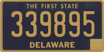 DE license plate 339895