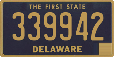 DE license plate 339942
