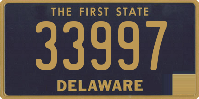 DE license plate 33997