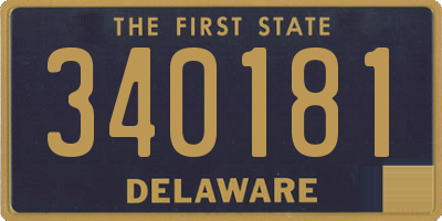 DE license plate 340181