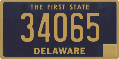 DE license plate 34065