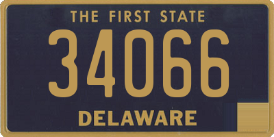 DE license plate 34066