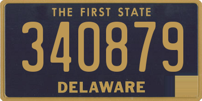 DE license plate 340879