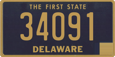 DE license plate 34091