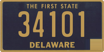 DE license plate 34101