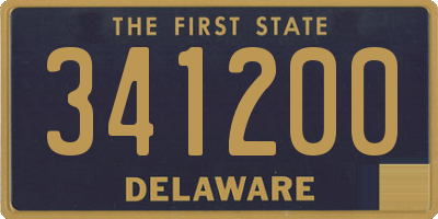DE license plate 341200
