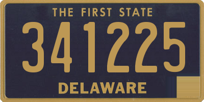 DE license plate 341225